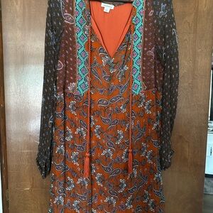 Bohemian Long Sleeve Dress